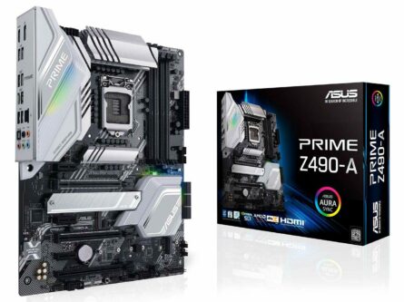 ASUS Prime Z490-A White Motherboard